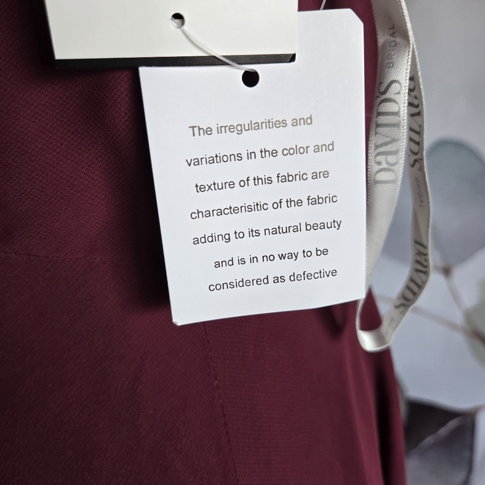 DB STUDIO | Spaghetti Strap Full Skirt Dress in Wine sz 6 - Picture 8 of 12